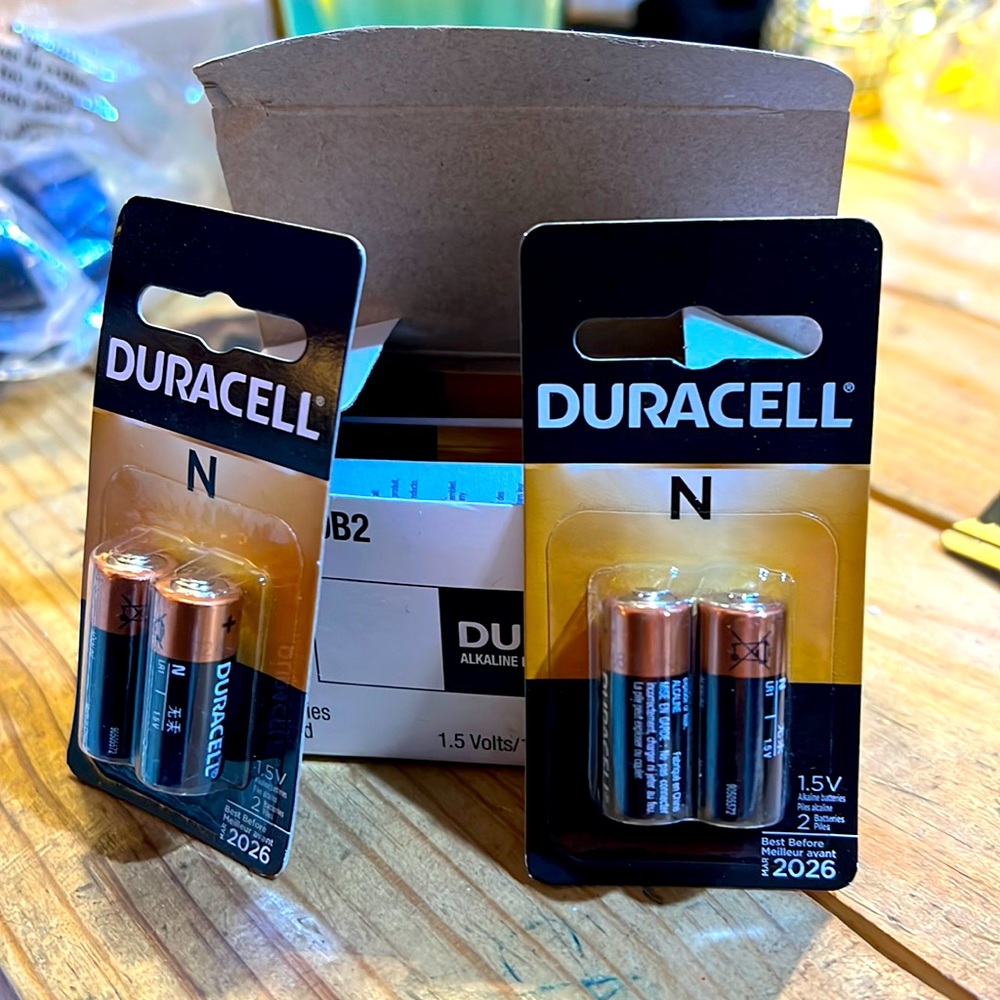 COPY - Duracell N 1.5V Alkaline Battery, 2Pack,Medical Devices, Key Fobs,GPS Tr…